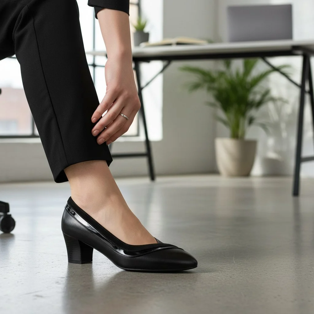 40 41 42 43 44 numara kadın ayakkabı arayanlar için İriadam büyük numara siyah kısa topuklu stiletto