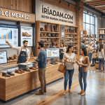 Akıllı Cuma döneminde büyük numara ayakkabı arayan erkek ve kadın müşteriler için İriadam.com üretici stok avantajını gösteren görsel
